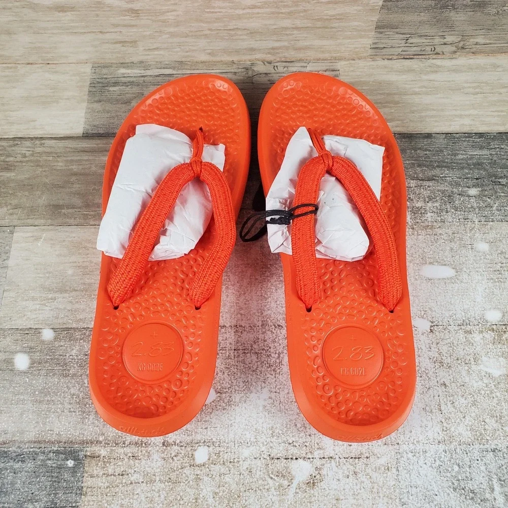 Allbirds Sugar Zeffer 2 Mens Sandals Size 11 Comfort Buoyant Orange Flip Flop